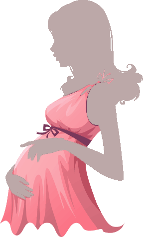 pregnant figure